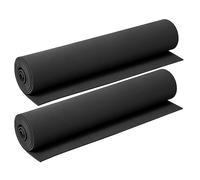 AMZQNART Set of 2 Foam EVA Rolls 2 mm 40 x 150 cm Black for Large Foam Cosplay Models, DIY Projects, Craft Projects, Extra High Density 90 kg/m³