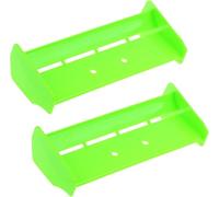 AMZSTAR 2 Pack 1/10 RC Plastic Rear Spoiler Compatible with 1:10 Scale RC Off-Road Short Course Truck Buggy Racing Rear Wing Tail (Green)