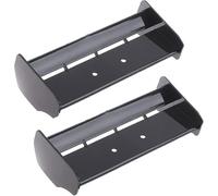 AMZSTAR 2 Pack 1/10 RC Plastic Rear Spoiler Compatible with 1:10 Scale RC Off-Road Short Course Truck Buggy Racing Rear Wing Tail (Black)