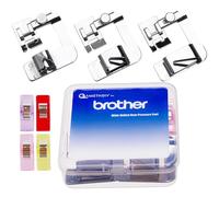 AMZTKDIY 3 Sizes Wide Rolled Hem Pressure Foot Presser Feet Hemmer Foot Set 1/2 Inch, 3/4 Inch, 1 Inch for Brother Singer Sewing Machine Supplies
