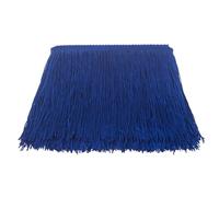 AMZTKDIY Sewing Fringe Trim Fringes 5 Yards for Clothing Accessories DIY Craft Latin Wedding Dress Lamp Shade Decoration (6 Inch Royal Blue)