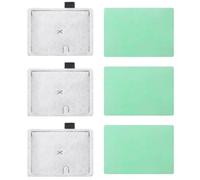Amztour CF1 Filter Service Pack 3 Month - Compatible with Interpet Internal Cartridge Filter CF1, Fish Tank Aquarium Filter Replacement Kit (3 x Filter Cartridges, 3 x Algaway Pads)