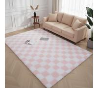 AMZYU Area Rugs for Bedroom Living Room Soft Touch Fluffy 60x270cm Pink | Modern Luxury Shaggy Rug Soft Touch Washable Up To 30°C For Bedroom Hall Lounge Office