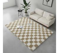AMZYU Area Rugs for Bedroom Living Room Soft Touch Fluffy 70x270cm Khaki | Shaggy Rugs Living Room Soft Touch Washable Up To 30°C For Bedroom Hall Office