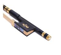 AMZZ 4/4 Professional Carbon Fiber Violin Bow - Full Size Orchestra Bow with Mongolian Horsehair & Fleur-de-Lis Design, Pro-Grade Low-Maintenance for Concert Levels