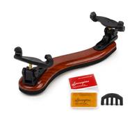 AMZZ Adjustable Solidwood Violin Shoulder Rest - Collapsible, for 3/4 & 4/4 Violins, 12" & 13" Violas, Comfortable Support