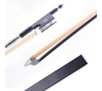 AMZZ Carbon Fiber Violin Bow 4/4 Full Size Lightweight Fiddle Bow with Deep & Powerful Tone for Advance Level Violins (Carbon Bow 4/4 Size)