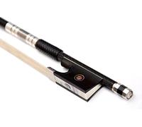 AMZZ Carbon Fiber Violin Bow 4/4 Full Size Lightweight Fiddle Bow with Deep & Powerful Tone for Advance Level Violins (Carbon Bow 4/4 Size)