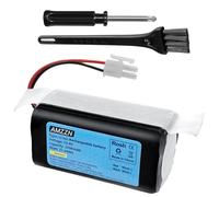 AMZZN 14.4V 2600mAh Replacement Battery for ILIFE A4S, Compatible with ILIFE A4, A4s, A4s Pro, A6, A7, A9, A10, V7, V7s, V7s Plus, W400, W400s, W450 Robot Vacuum Cleaner (5557 2P Plug Battery)