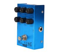 AN 33 Blue Electric Guitar Distortion Overdrive Pedal, Compact Stylish Effects Driver with Easy Control Knobs for Musicians