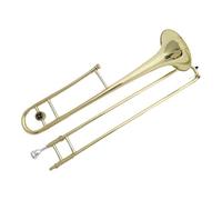 An Adult Is Playing A Tenor Trombone In B Flat Brass trombone