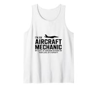an Aircraft Mechanic My Level of Sarcasm, Plane Maintenance Tank Top