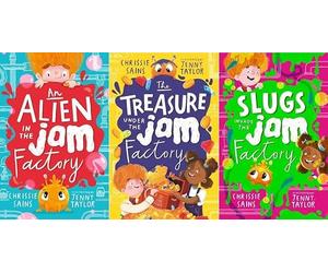 An Alien in, The Treasure under, & Slugs Invade the Jam Factory 3 Book Set Collection