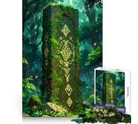 An Ancient Forest Monument Jigsaw Puzzles 1000 Piece for Teenagers Brain Teasing Quiet Fun Smooth Edges Birthday Gift (50x75cm)