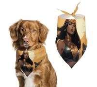 an Ancient Princess Dog Bandana Washable & Adjustable Triangle Scarf, Breathable Pet Scarf for Small Medium Large Pets, Cute Fashion Pet Accessory