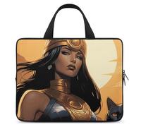 an Ancient Princess Laptop Sleeve Ultra-Thin, Waterproof 10inch Laptop Bags, Portable Protective Computer Bag with Hand Strap