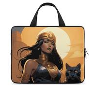 an Ancient Princess Laptop Sleeve Ultra-Thin, Waterproof 17inch Laptop Bags, Portable Protective Computer Bag with Hand Strap