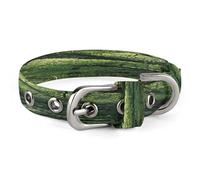 an Ancient Swamp Dog Collar Adjustable Pet Collar Stainless Steel D-Ring Collar Oxford Cloth Cat Collar Strap with Metal Buckle for Small Medium Dog