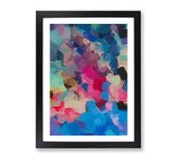 An Angel Abstract Framed Print | A3 Black Framed Wall Art | Ready to Hang | Abstract Fantasy Picture | Living Room Bedroom Lounge Office