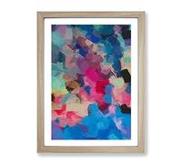 An Angel Abstract Framed Print | A3 Oak Framed Wall Art | Ready to Hang | Abstract Fantasy Picture | Living Room Bedroom Lounge Office