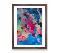 An Angel Abstract Framed Print | A3 Walnut Framed Wall Art | Ready to Hang | Abstract Fantasy Picture | Living Room Bedroom Lounge Office