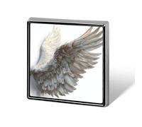 An Angel Wing Realistic Unisex Brooches & Pins Square Lightweight Lapel Badge Jewelry for Clothing Shawl Hat