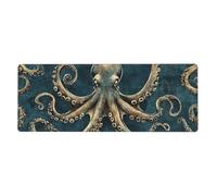 An Angry Giant Octopus Mouse Pad In Big Extended Non-Slip Rubber Base Mousepad With Stitched Edges Gaming Pc Desktop Large Mouse Pad 11.8x31.5