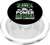 An Animals Eyes Have The Power To Speak A Great - Vegan PopSockets PopGrip for MagSafe