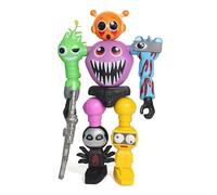 An animated and energetic humanoid model - a mobile toy robot with a detachable joint design, suitable for birthday decorations, tabletop displays, and as a gift.