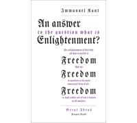 AN ANSWER TO THE QUESTION WHAT IS ENLIGH by Immanuel Kant Paperback Self Help