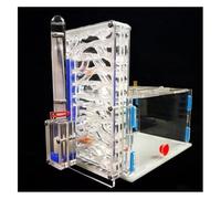 An ant formicarium,Behavior Acrylic Ant Castle Biology Class Diy Science Kit Farm Observe Habitat Clear Nest Educational Ant House(White)