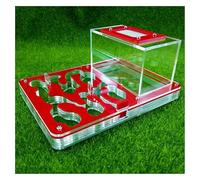 An ant formicarium,Behavior Acrylic Ant Farm Creative Nest Cultivate Interest In Science Castle Educational Ant House(Rosso)