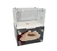 An ant formicarium,Behavior Acrylic Ant Nest For Queen & Small Colony With Expandable Port Educational Ant House(White)