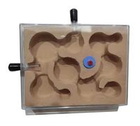 An ant formicarium,Behavior Ant Castle Easy To Install Nest Farm Watch Ants Dig Their Own Tunnels For Adults Educational Ant House(Bruin)