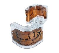 An ant formicarium,Behavior Ant Castle Filled Clay Sand Farm Nest Habitat Professional Educational Ant House(2pcs)