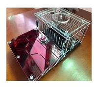 An ant formicarium,Behavior Ant Farm Black Base Plane Castle Acrylic Nest Study Behavior Explore The World At Home Educational Ant House