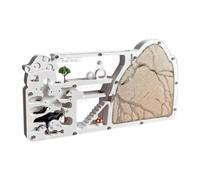 An ant formicarium,Behavior Ant Farm Castle Farms Tool Kit Observation Viewing Habitat Science Educational Ant House(Bruin)