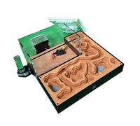 An ant formicarium,Behavior Ant Farm Learn Behavior Ecological Plaster Castle Acrylic Maze Nest Educational Ant House