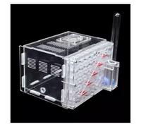 An ant formicarium,Behavior Ecosystem Ant Castle Feeding System Habitat Tool Farm With Hydration Nest Educational Ant House