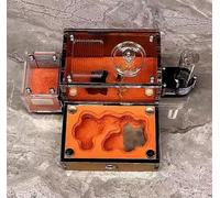 An ant formicarium,Behavior Insect Castle Workshop Pet Anthill Moisturing Light Shading Plaster Concrete Ant Farm Educational Ant House(B)