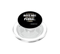An Apostrophe Doesn't Make The Word Plural English Grammar PopSockets PopGrip for MagSafe