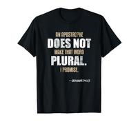 an Apostrophe Doesn't Make The Word Plural English Grammar Value Graphic T-Shirt