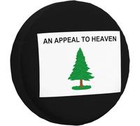 An Appeal To Heaven Pine Tree Flag Auto Tyre Covers Dust-Proof Car Wheel Accessories Durable Spare Tire Cover Universal For Most Vehicles Suv Crv 15inch
