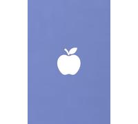 An Apple on the front purple cover, 6" x 9", 120 blanked pages: Perfect for Notes, Sketches, Drawings & Memos - Gifts