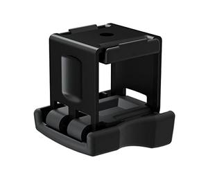 An around-the-bar adapter for fitting the Thule SnowPack ski carrier on square bars.