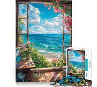 An Artists Painting Spot Adults 1000 Piece Jigsaw Puzzle Think Exercise Game Zero Gap Bonding Activity for Loved Ones (38x52cm)