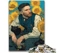 An Attractive Man Jigsaw Puzzles for Teenagers 1000 Pieces,Learning Educational Toys Family Games Unique Birthday And Gifts (38x26cm)
