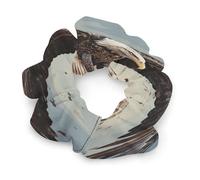 An Eagle Flies Over Scrunchies for Women No Damage Hair Ties Big Elastic Ponytail Holder Gentle On Hair Scrunchies Stylish Hair Accessories Soft Hair Bands Cute No-Crease Pony Tail