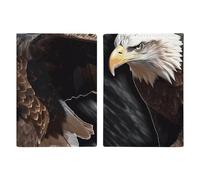 An Eagle Passport Holder Cover PU Leather Waterproof Passport Case Travel Wallet with Credit Card Slots for Women Men, style, 20.3x13.8cm