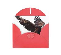 An Eagle Red prints Greeting Cards 6x4-inch with Envelope | Perfect for writing greetings and thank-you notes